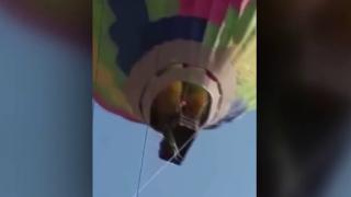 Havada Ölüm-Kalım Savaşı: Metrelerce Yüksekte Asılı Kaldı