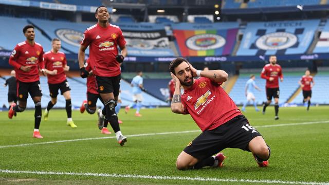 Manchester United Manchester Citynin galibiyet serisini bitirdi