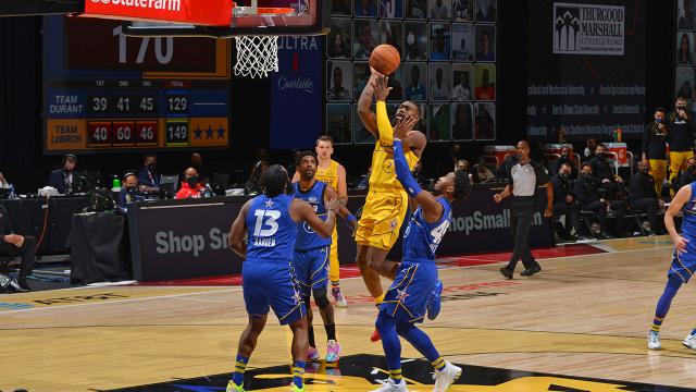 NBA All-Starda LeBronun takımı 4. kez üst üste kazandı