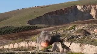 Şanlıurfa'da tespit edilen patlayıcı imha edildi