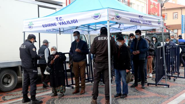 Covid-19 vaka sayılarının arttığı Trakyada denetimler sürüyor