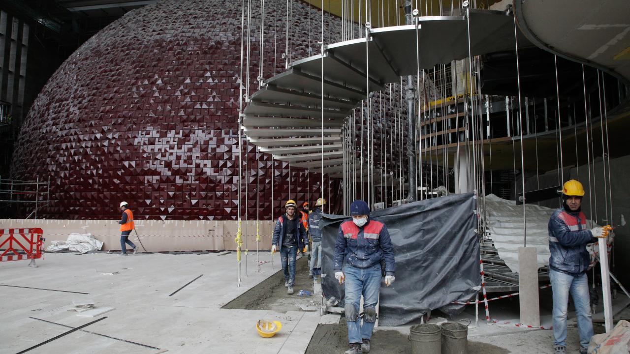 İSKELELER SÖKÜLMEYE BAŞLANDI 