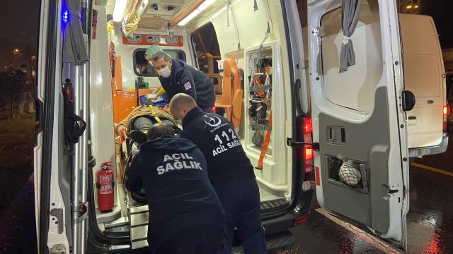 Fatihte kaza yapan araç takla attı: 1 yaralı