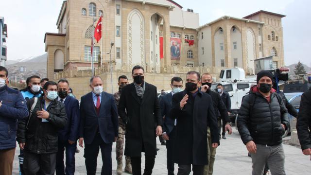 Risk haritasında mavi rengini korumak isteyen Hakkaride, 100 kişilik ekiple denetim yapıldı