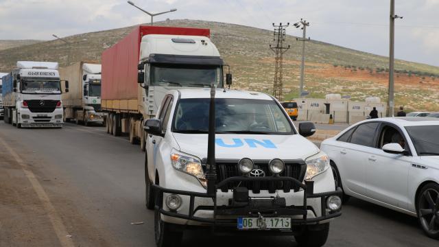 Birleşmiş Milletler, İdlibe 83 tır gıda ve çadır yardımı gönderdi