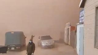 Kazakistan'da kum fırtınası