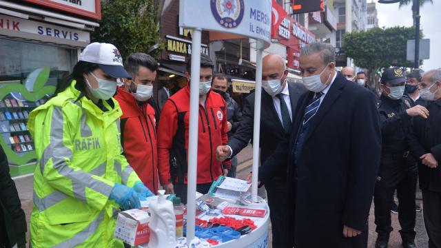 Covid-19da "yüksek riskli" Mersin ve "çok yüksek riskli" Osmaniyede tedbirler denetlendi
