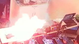 Telefon bataryası böyle patladı