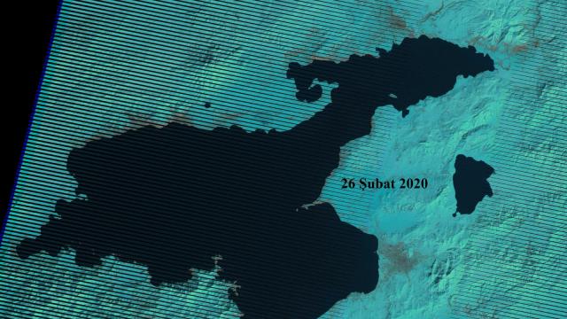 Vandaki kuraklık tehlikesi uydu görüntülerinde: İnci kefalleri de etkilenecek