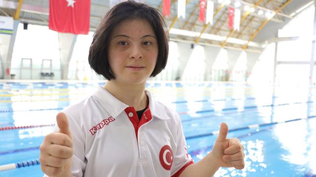Down sendromlu milli yüzücünün hedefi Avrupa şampiyonluğu