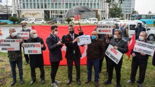 Şehit yakını ve gazilerden İmamoğlu'na protesto