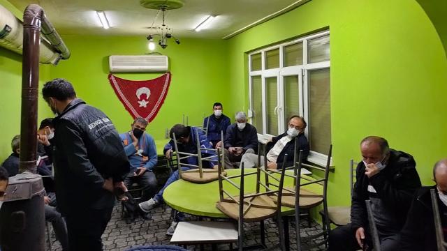 Kahvehaneye dönüştürülen evdeki 18 kişiye ceza