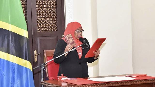 Tanzanyanın ilk kadın Devlet Başkanı Samia Suluhu Hassan