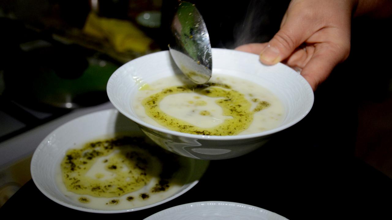 Ayran aşı çorbası
