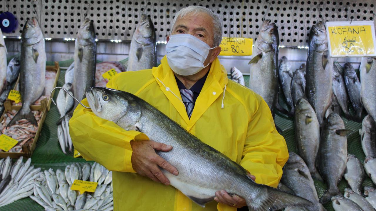 7 kilodan 12 kiloya kadar balığımız var”