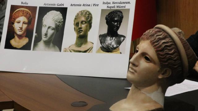 Bolu Müzesindeki 2 bin yıllık heykelin "Artemis" olduğu anlaşıldı