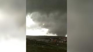 Yozgat’ta korkutan hortum