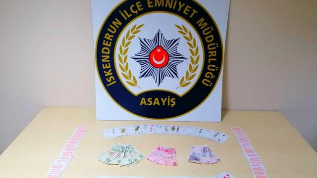Hatayda kumar oynarken yakalanan 7 kişiye 33 bin 635 lira ceza verildi