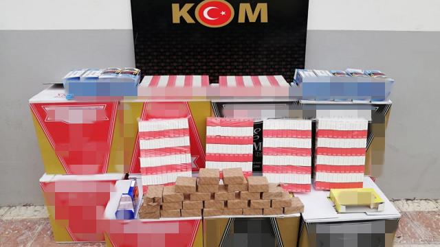 Malatyada 116 bin 800 kaçak makaron ele geçirildi: 1 gözaltı
