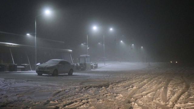 Zonguldak-İstanbul kara yolunda kar yağışı etkili oluyor