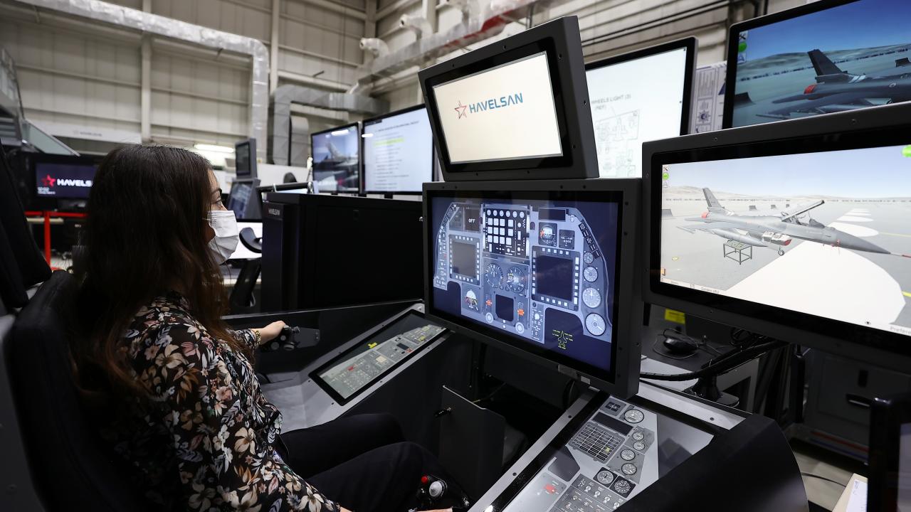 Gerçek uçakta gibi