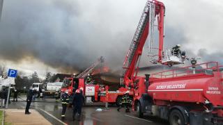 Batman'da Türkiye Petrolleri'nin sosyal tesisinde yangın