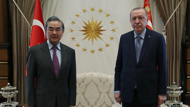 Cumhurbaşkanı Erdoğan, Çin Dışişleri Bakanını kabul etti