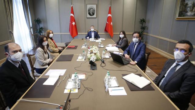 Cumhurbaşkanlığı Külliyesinde yerli aşı toplantısı