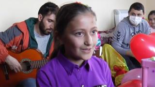 11 yaşındaki Havin'in doğum günü hayali gerçek oldu