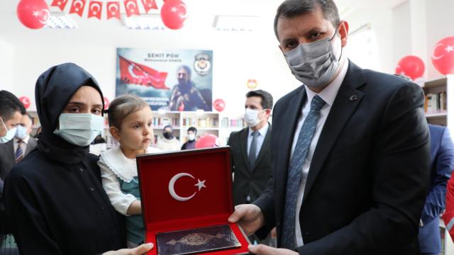 Sivasta şehit polis memuru Muhammed Demirin adı kütüphanede yaşatılacak