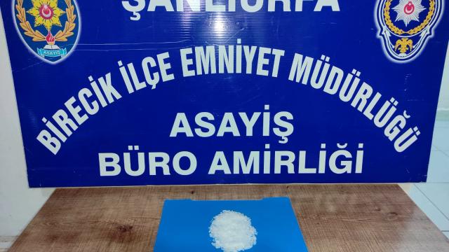 Şanlıurfada uyuşturucu operasyonu: 1 tutuklama