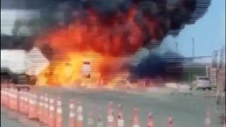 Brezilya'da deodorant yüklü kamyon patladı: 4 ölü