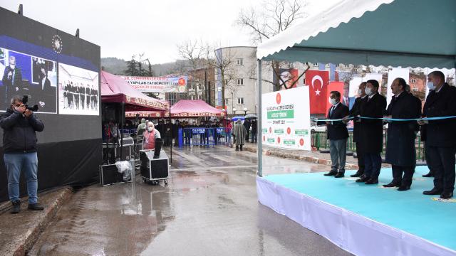 Bartındaki DSİ yatırımları, Cumhurbaşkanı Erdoğanın canlı bağlantıyla verdiği talimatla hizmete girdi