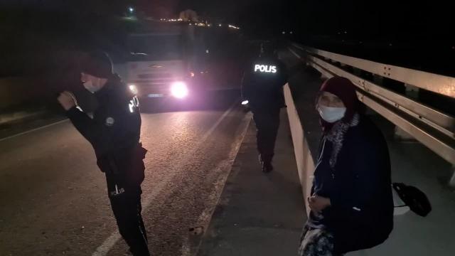 Karantina için evine götürülen kadın kaçırıldığını sandı