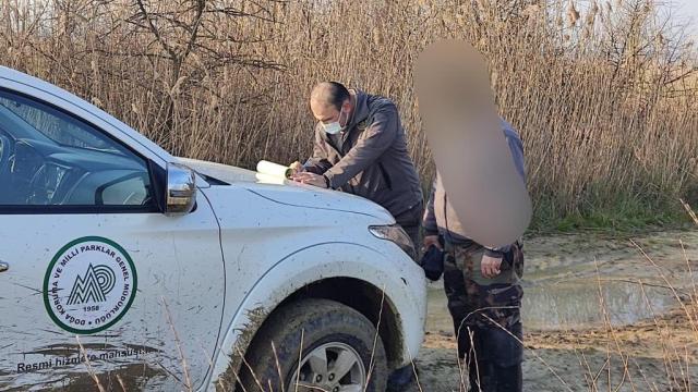 Edirnede yasağa rağmen ördek avlayan kişiye 11 bin 471 lira ceza kesildi