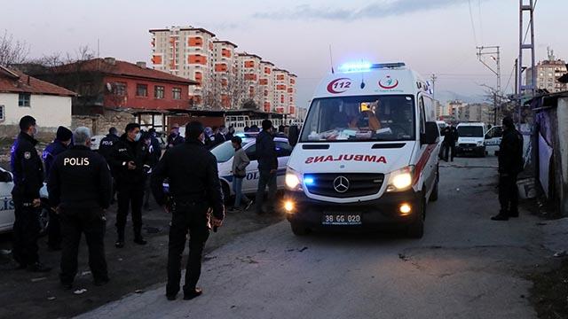 Kayseride komşular arasında silahlı kavga: 6 yaralı