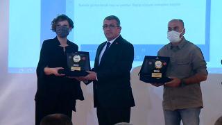 Azerbaycan'dan TRT Haber muhabirlerine ödül