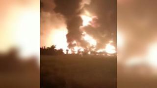 Endonezya'da petrol rafinerisinde patlama