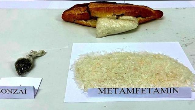 Kırıkkalede ekmek arasına gizlenmiş uyuşturucu ele geçirildi