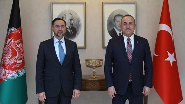 Bakan Çavuşoğlu, Afganistanın eski Dışişleri Bakanı Rabbani ile görüştü