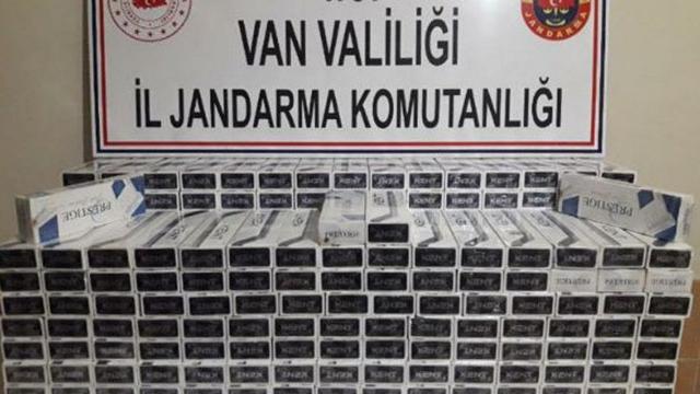 Vanda 2 bin 815 paket kaçak sigara ele geçirildi
