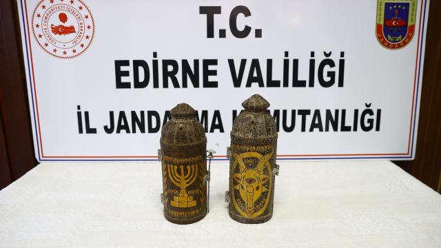 Edirne merkezli tarihi eser operasyonu: 2 Tevrat ele geçirildi