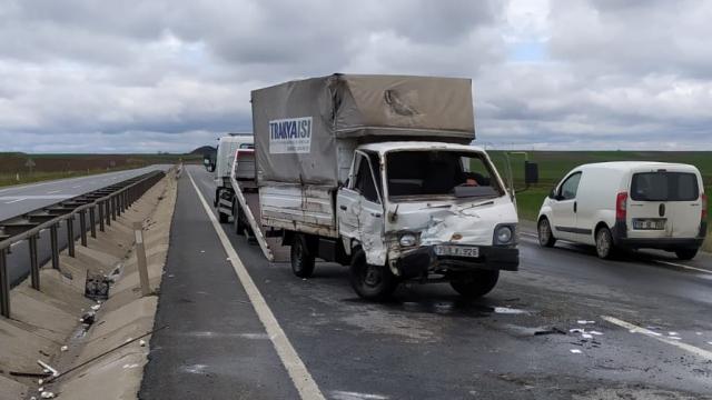 Lüleburgazda trafik kazası: 2 yaralı