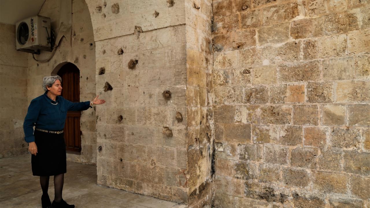 Konağın duvarlarında hala mermi çekirdeği çıkıyor