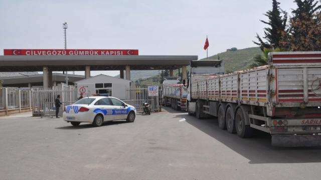 Cilvegözü Gümrük Kapısında ihracat yoğunluğu yaşanıyor