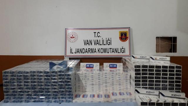 Vanda 10 bin paket kaçak sigara ele geçirildi