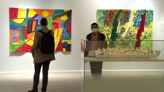 Etel Adnan'ın eserleri ilk kez İstanbul Pera Müzesi'nde sergileniyor