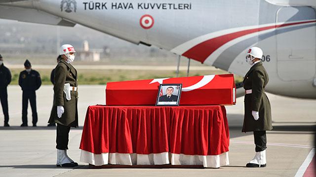Şehit Piyade Uzman Onbaşı Çakırın cenazesi memleketine gönderildi
