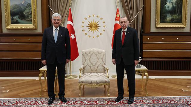 Cumhurbaşkanı Erdoğan, BM 75. Genel Kurul Başkanı Bozkırı kabul etti