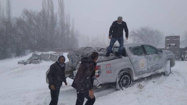 Aksarayda mahsur kalan 117 vatandaş kurtarıldı